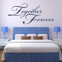 My Wall Together Blue Wall Decal