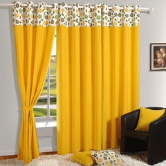 Swayam Solid Eyelet Curtain